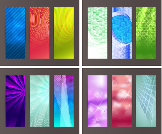 Design element banner web site presentation header glow light background04
