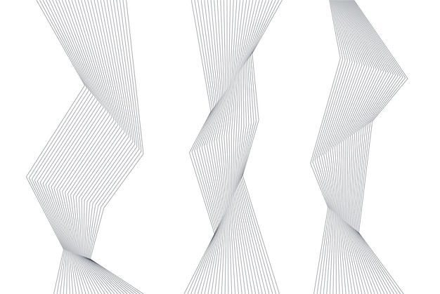 Design element poligonal from many parallel lines09
