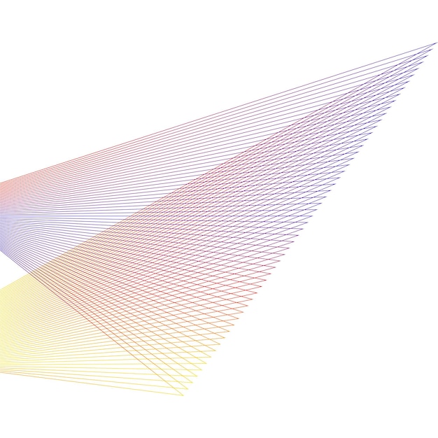 design elements curved sharp corners many streak abstract vertical broken stripes on white background isolated creative band art vector illustration eps 10 colors lines created using blend tool