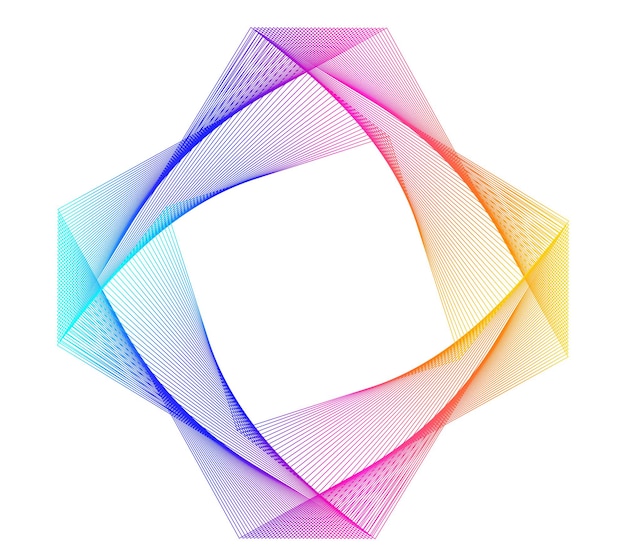 Design elements Frame circle elegant border Abstract Circular logo element on white background isolated Creative art Vector illustration EPS 10 digital for promotion new product