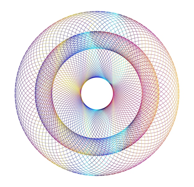Design elements Ring circle elegant frame border Abstract Circular logo element on white background isolated Creative art Vector illustration EPS 10 digital for promotion new product