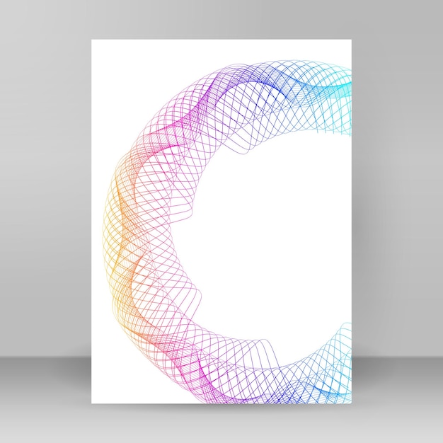 Design elements Ring circle elegant frame border Abstract Circular logo element on white background isolated