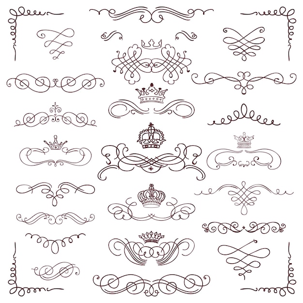 design elements shapes patterns icons and textures vector art collection
