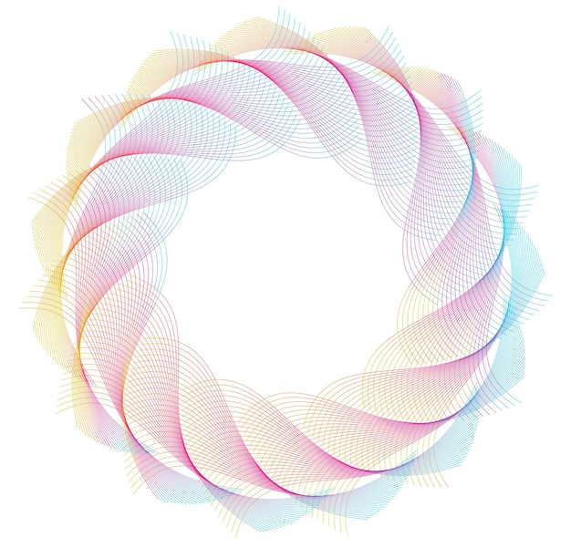 design elements wave glittering dotted lines abstract glow wavy stripe on white background isolated brush mesh glow effect creative line art vector illustration eps 10 art deco style for wedding