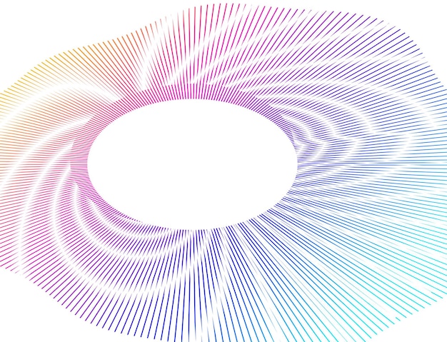 design elements wave of many purple lines circle ring abstract vertical wavy stripes on white background isolated vector illustration eps 10 colourful waves with lines created using blend tool