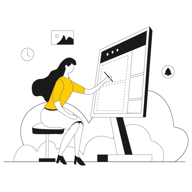 Design Layout Illustration Flat Line