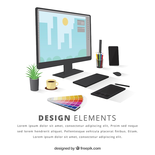 Design öğeleri arka planı