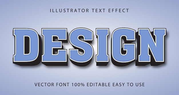 Design redigerbar teksteffekt