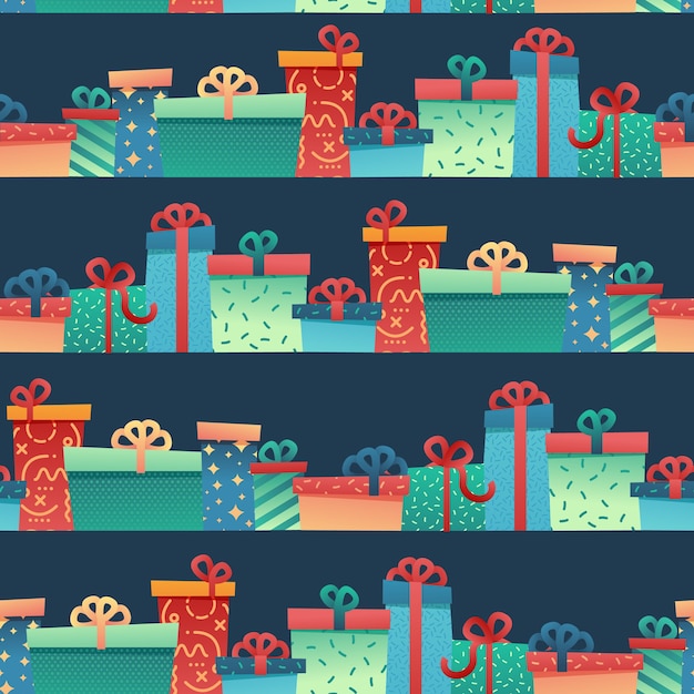 design seamless pattern for christmas background and wrapping paper