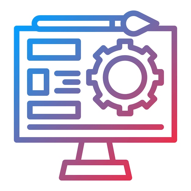 design software icon vector image can be used for engineer in mechanics