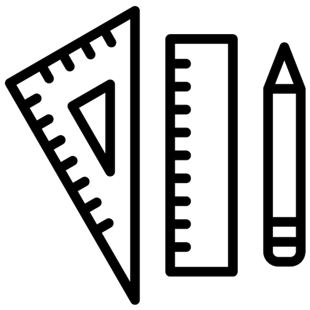 Design Tools vector icon illustration of Online Education iconset