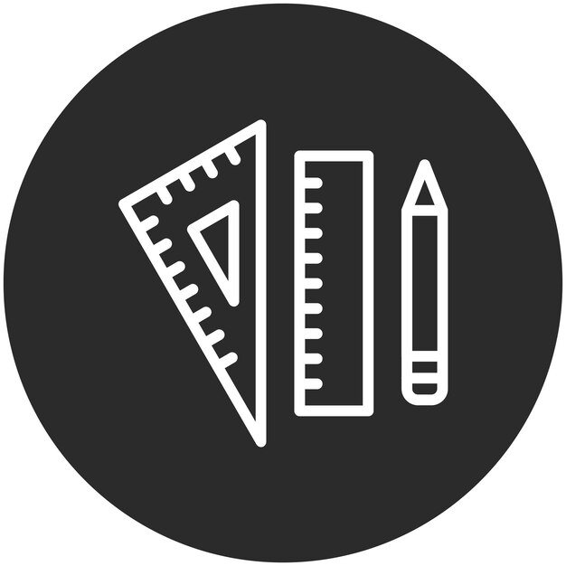 Design Tools vector icon illustration of Online Education iconset