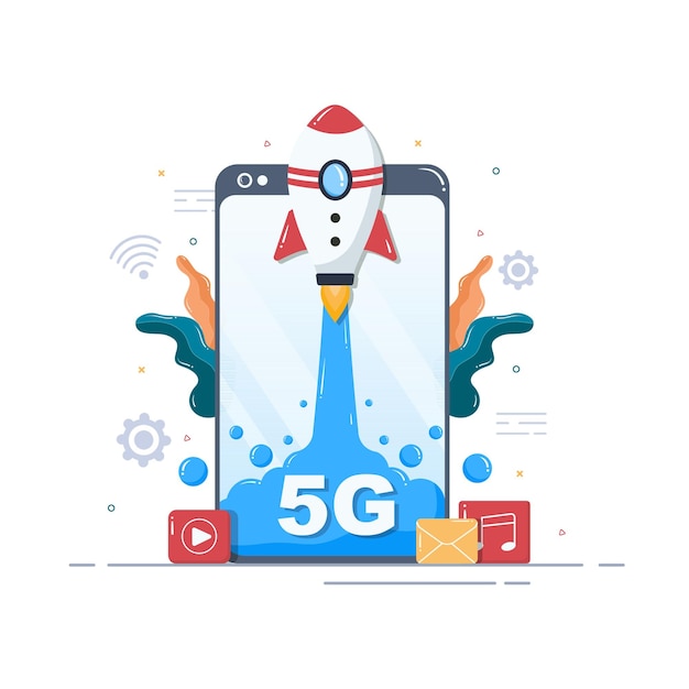 design vector 5G Network Wireless Technology