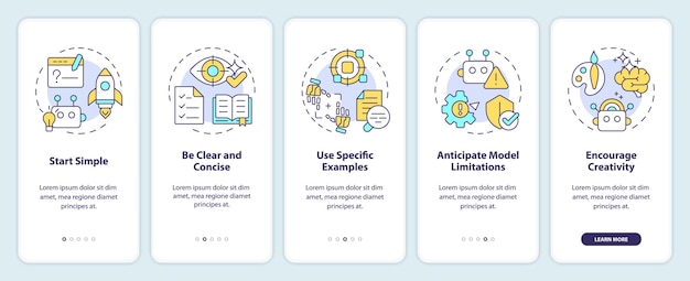 designing prompt steps onboarding mobile app screen