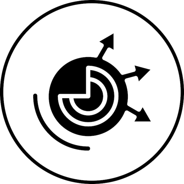 detection of regularities vector icon illustration of data analytics iconset