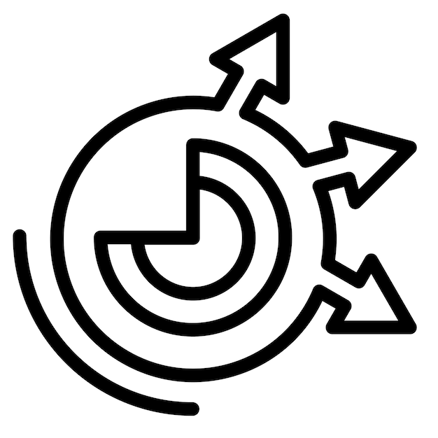 detection of regularities vector icon illustration of data analytics iconset