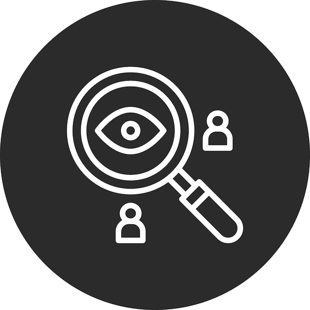 Detective vector icon illustration of Cinema iconset