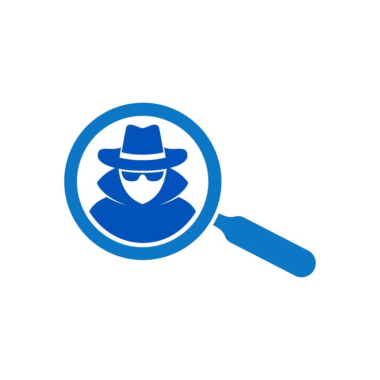 Vektör detective vector logo