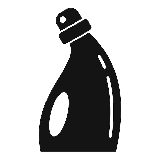detergent bottle icon simple illustration of detergent bottle vector icon for web design isolated on white background