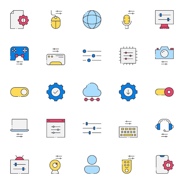 Device Setting Icons
