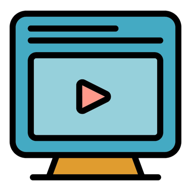 Device update icon Outline device update vector icon color flat isolated