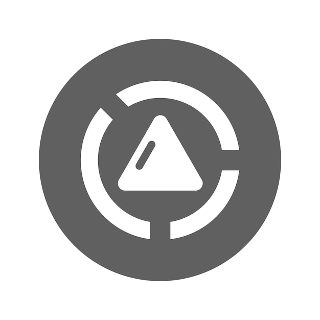Diagram round figure icon