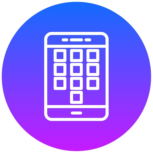 Dial Pad Vector Illustration