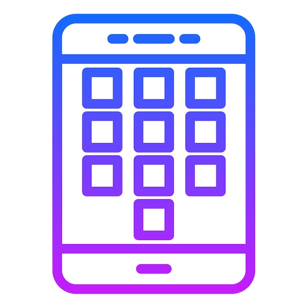 Dial Pad Vector Illustration
