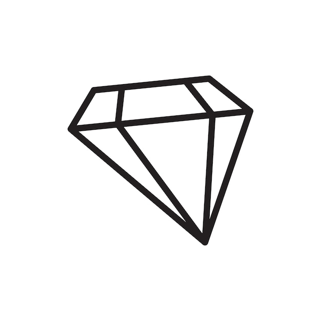 diamond icon design vector template