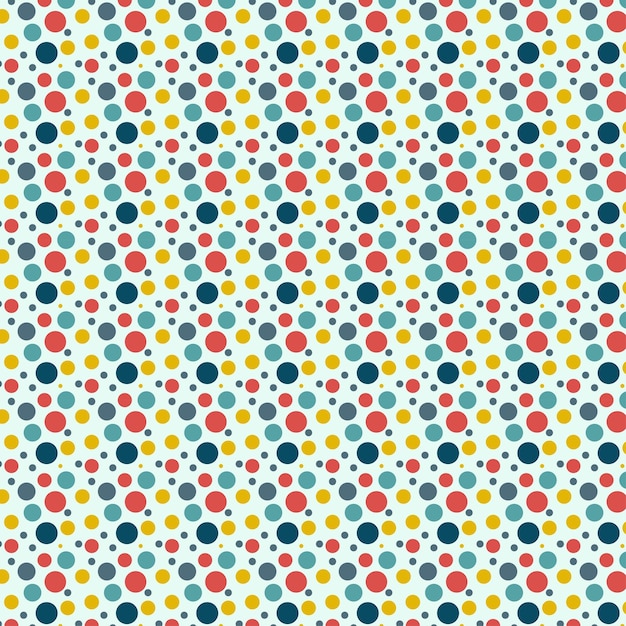 different color dot pattern design