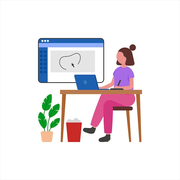 Digital Artist at Work