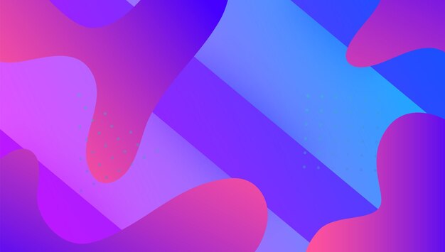 Digital Banner Flat Gradient Design Pink Mobile Layout Flow L