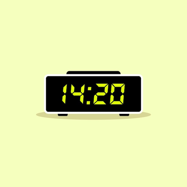 digital clock icon vector design illustration