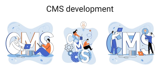 Digital content management system CMS development software metaphor Information system or computer program enable organize collaborative process of creating editing and managing soft in network