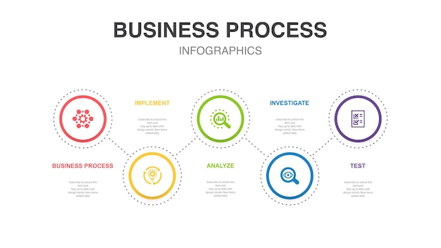 digital disruption technology change innovation big data icons infographic design template creative concept with 5 steps