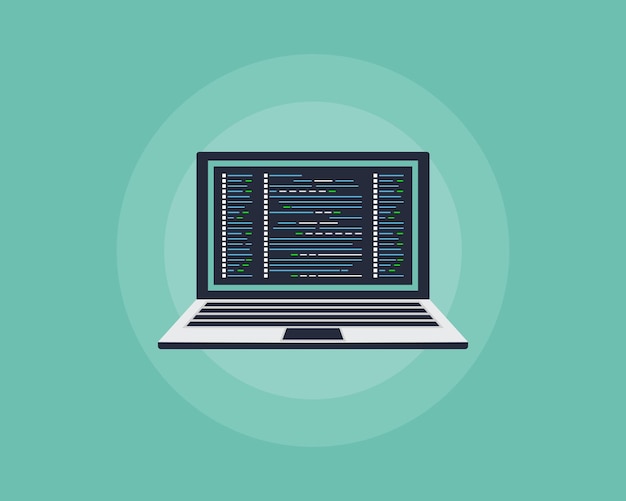 Digital java kode tekst Computersoftware kodning vektor koncept Programmering kodning script java digital programkode på skærm illustration Vektor stock illustration