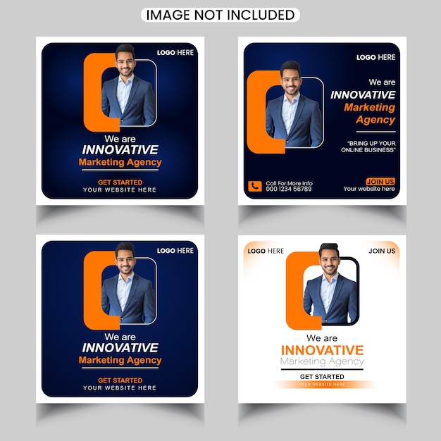 Digital Marketing Business Social Media Post Template