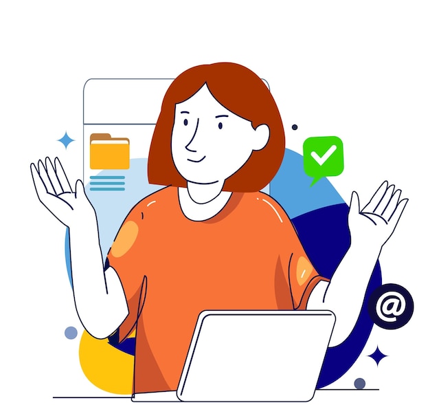 Digital marketing concept illustrations Modern flat design illustration of Data Analysis