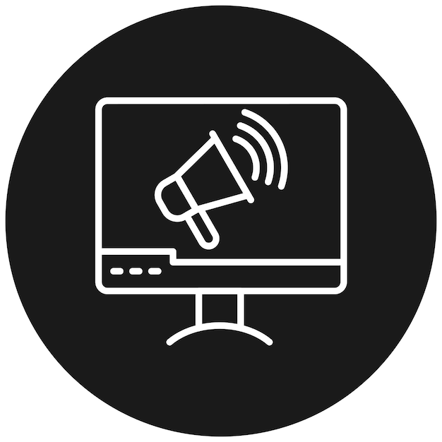 Digital Marketing vector icon Can be used for Online Marketing iconset