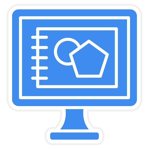 Digital Sketch icon vector image Can be used for User Experience