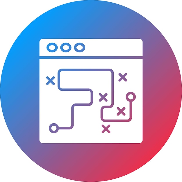 digital strategy icon vector image can be used for user experience