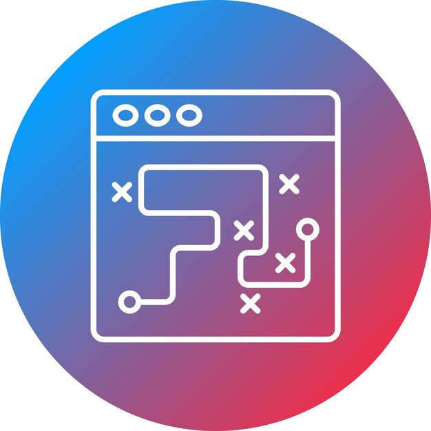 digital strategy icon vector image can be used for user experience