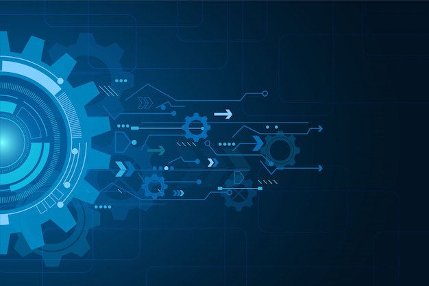 digital technology and engineering, digital telecoms concept, hi-tech,futuristic technology background,  