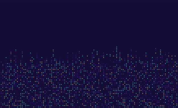 digital technology background digital data triangle pattern pixel background