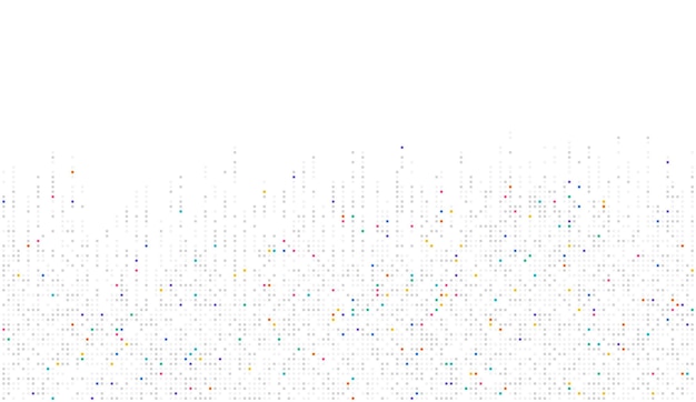 Digital teknikbakgrund. Digitala datapunkter. Grått mönster. Pixelbakgrund