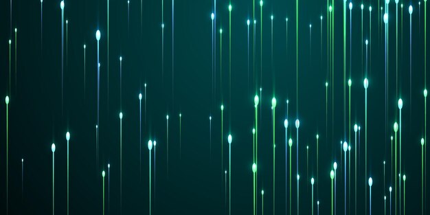 Digitala vertikala linjer strömmar hastighetsrörelse