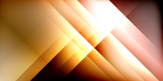 Dinamik gölge çizgileri geometrik şekiller