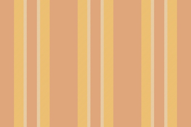 Dining room texture fabric stripe vibrant lines vector seamless Printing background pattern vertical textile in orange and yellow colors