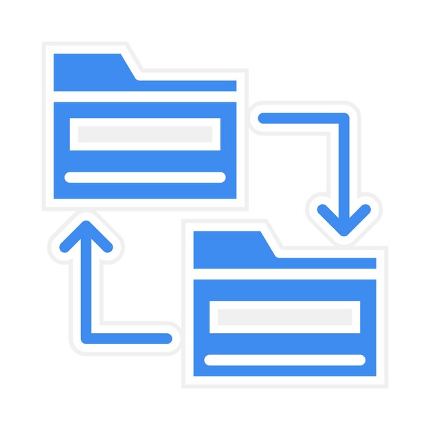 Directory Replacement icon vector image Can be used for Compliance And Regulation