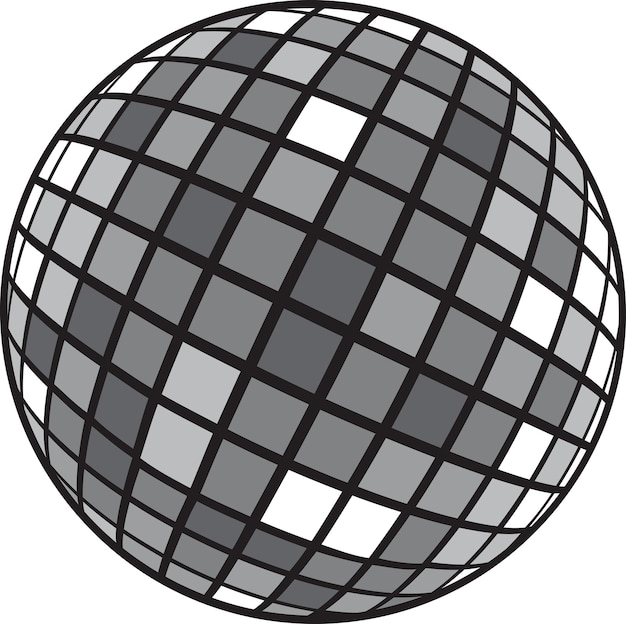 Disco club mirror ball glitter ball